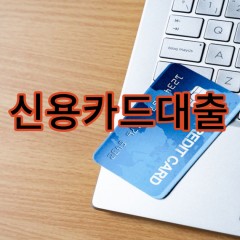 카드대출 카드사용자 대출 인터넷으로 간편하게 받는 방법