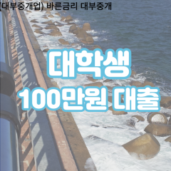 대학생 월변100만원대출 소액100만원대출 개인돈100만원 비대면100만원