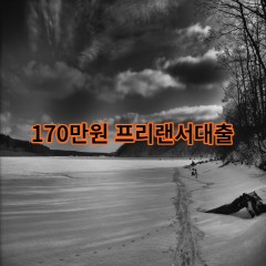 170만원 프리랜서대출 급전 당일 소액 일수 월변