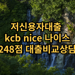 저신용자대출 kcb248점 저신용소액대출 nice248점 저신용비대면대출 나이스248점 신용대출가능한곳