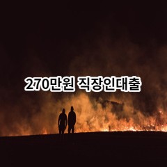 270만원 직장인대출 급전 당일 소액 일수 월변