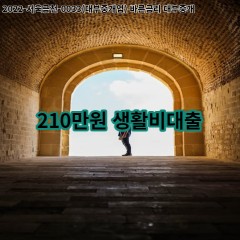 210만원 생활비대출 급전 당일 소액 일수 월변