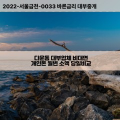 다운동대부대출 다운동비대면대출 울산시중구대부업체개인돈 다운동월변대부업체 다운동소액월변대출