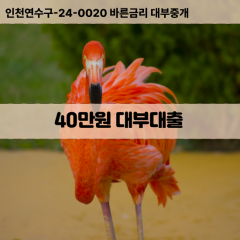 40만원빠른돈 40만원급한대출 40만원당일대출 40만원비대면무방문 40만원비교대출상담